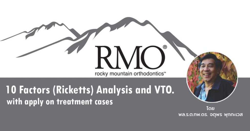 10 Factors (Ricketts) Analysis and VTO.